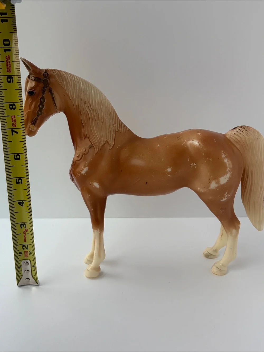 Vintage Breyer Western Pony - Palomino w/ Molded Bridle & Breast Collar
